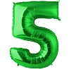 Цифры и числа Шар цифра "5", 102см Green 1207-2695