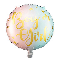 Мальчик или Девочка? Шар 45см Boy or Girl 1202-3607