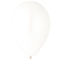Белая Шарик 30см, цвет 01 Пастель White 1102-0299