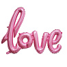 Love Бриллиант Шар фигура LOVE Pink 1207-3312