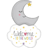 Детские Грёзы Шар фигура Welcome to the world Месяц 1207-4332