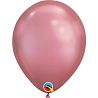 Розовая Шарик Qualatex 28см Хром Mauve 1102-1447