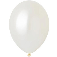 Белая Шарик 32см, цвет 070 Металлик Pearl 1102-0041