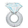 Love Бриллиант Шар фигура Кольцо с бриллиантом голограф 1207-3237