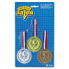 Футбол Медаль чемпиона 3шт 1507-0415