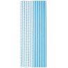 Голубая Трубочки для коктейля Пастель голубая 1502-4908