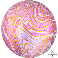 Мрамор Шар 3D СФЕРА 40см Мрамор Pink 1209-0328