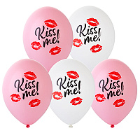 Я тебя люблю! Шары 36см Kiss Me 1103-2566