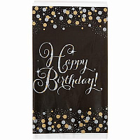Юбилей Скатерть Happy Birthday Sparkling 1502-4772
