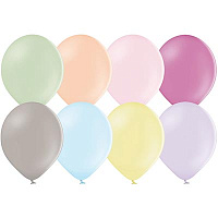 Элегантная Вечеринка Шары 28см Пастель ассорти MACARON 1101-0530