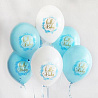 Шары 35см с рис. Hello Baby (мальчик)