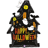 Хэллоуин Привидение и Паутина Шар фигура Дом привидений HappyHALLOWEEN 1207-5433