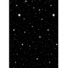 Черная Бордюр Голливуд Звездная Ночь, 12 метров 1501-3774