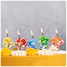 Свечи для торта на пиках Фиксики, 5 штук