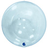 Голубая Шар 38см Bubble голубой Кристалл Blue 1204-1203