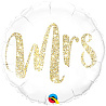  Шарик 45см MRS Глиттер золото 1202-2715