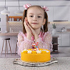 Свеча-цифра "3" Шары 7см
