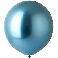 Голубая Шар 60см, цвет 605 Хром Glossy Blue 1109-0667