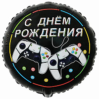 Level Up! Джойстик Шар круг 45см С ДР Геймер 1202-4012