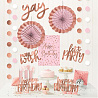 Конфетти Party Розовый Декор-комплект HB RoseGold Blush 12предм 1501-5372
