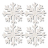  Фигура мягкая Снежинка белая, 7см, 10шт 1501-4553
