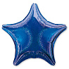 Синяя Шарик блеск 45см звезда Blue 1205-0022