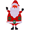 Дед Мороз Декор подвесной Санта, фетр 1501-5280