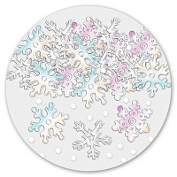 Снежинка Конфетти Снежинки перл 14гр 1501-0472