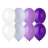 Шарики 32см ассорти Лиловая гамма 12шт