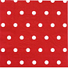  Салфетки Горошек красные 33см, 12шт 1502-3934