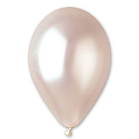 Белая Шарик 13см, цвет 28 Металлик Pearl 1102-0431