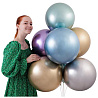 Шары Италия 45см Хром Shiny ассорти