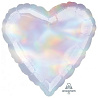 Перламутровая Шарик СЕРДЦЕ 45см Iridescent 1205-0110