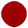 Красная Шар бумажный красный 30см 1412-0060