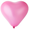 Розовая Шары Сердце 44см Металлик Розовое 1105-0161