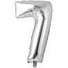 Цифры и числа Шар цифра "7", 66см Silver 1207-3664