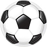 Футбол Тарелки большие Мяч футбольный, 18 штук 1502-4805