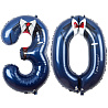 Юбилей Шары цифры "30", Костюм, 100см 1207-3927