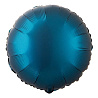 Шар Круг 45см Сатин Petrol Blue 1204-1378