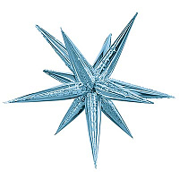 Голубая Шар 3D ЗВЕЗДА 104см Составная Cool Blue 1209-0457