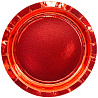 Красная Тарелки блестящие красные 17 см 1502-4874