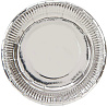 Серебряная Тарелки малые фольга серебро, 6 штук 1502-3778