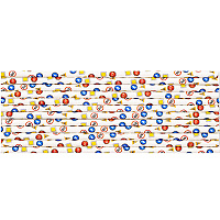 Машинки Трубочки для коктейля бумажные Машинки 1502-4678