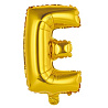 Буквы Шар Мини буква "Е", 36см Gold 1206-0809