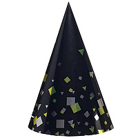Конфетти Party Черный Колпаки Конфетти Party черные 1501-5909