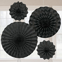 Черная Фант Black Горошек-Шеврон блеск 4шт 1505-1261