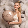Шар круг GLAM 45см С Днем рождения