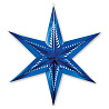 Галактика Фигура Звезда 6-ти конечная синяя, 60 см 1501-1525