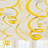 Желтая Спирали солнечно-желтые, 55 см, 12 штук 1501-3410