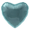 Зеленая Шар сердце 76см Металл BiscayGreen 1204-1024